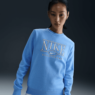 Nike Sportswear Club Fleece Women's Crew-Neck Sweatshirt. Nike JP